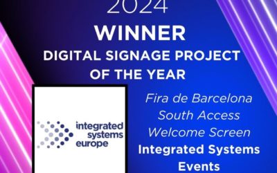 SONO gana el premio al ‘Digital Signage Project of the Year’ con su pantalla transparente en el ISE de Barcelona